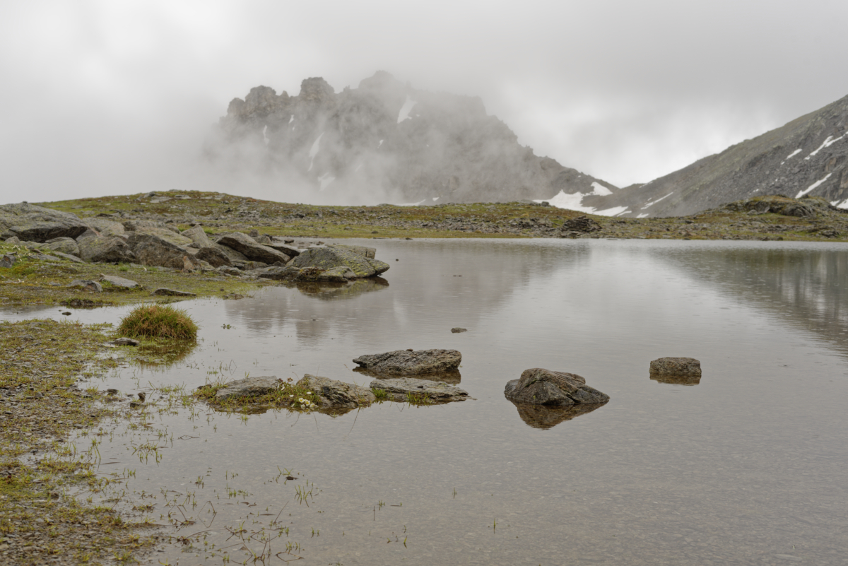 Lago Sesvena au col de la Fuorcla